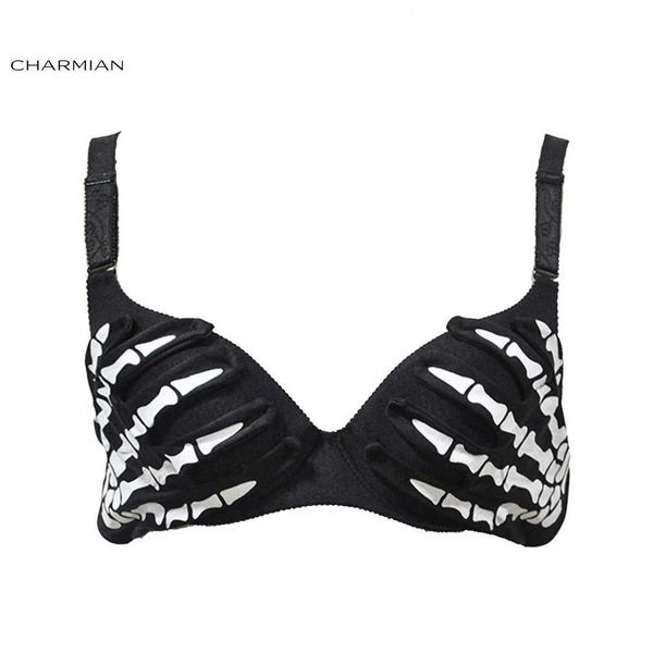 charmian women's halloween punk bra steampunk skeleton claws party nightclub rock white bones clubwear crop 210623
charmian women's halloween punk bra steampunk skeleton claws party nightclub rock white bones clubwear crop 210623