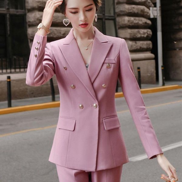 women's suits & blazers chic 4xl pink black womens blazer jacket spring double breasted pockets women 2021 slim office lady wear coat f, White;black
women's suits & blazers chic 4xl pink black womens blazer jacket spring double breasted pockets women 2021 slim office lady wear coat f, White;black