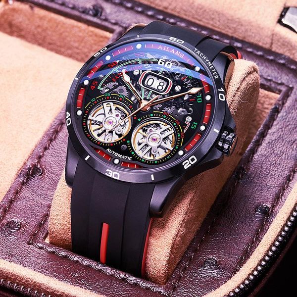 wristwatches double flywheel ailang men's watch fashion automatic mechanical waterproof sports men 2021, Slivery;brown
wristwatches double flywheel ailang men's watch fashion automatic mechanical waterproof sports men 2021, Slivery;brown