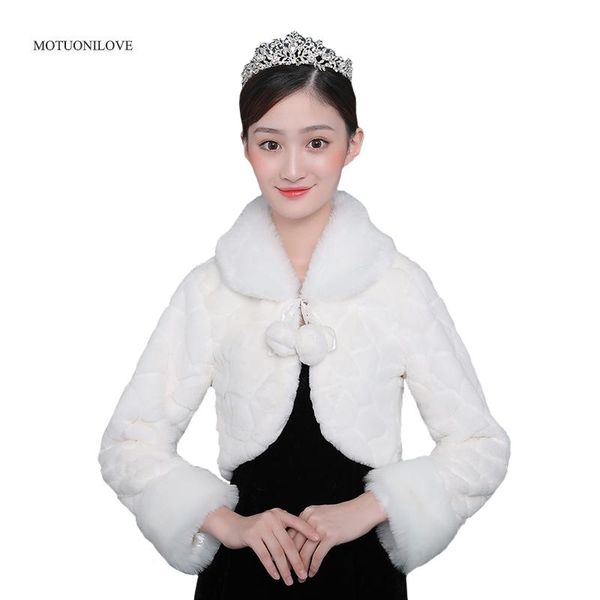 wraps & jackets faux fur wedding wrap women winter bridal cape warm bolero white jacket long sleeve short evening party coat
wraps & jackets faux fur wedding wrap women winter bridal cape warm bolero white jacket long sleeve short evening party coat