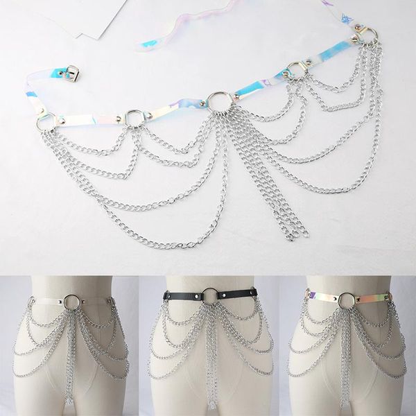 belts western style strap belt goth punk waist accessories adjustable festival girls jewelry leather body harness chain, Black;brown
belts western style strap belt goth punk waist accessories adjustable festival girls jewelry leather body harness chain, Black;brown