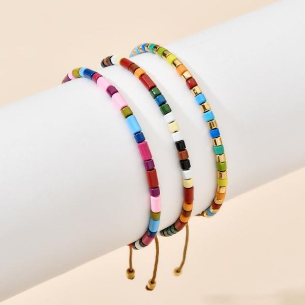 charm bracelets zmzy tube beaded colorful beads bracelet women bohemian sweet style wholesale trendy armband rope chain adjustable, Golden;silver
charm bracelets zmzy tube beaded colorful beads bracelet women bohemian sweet style wholesale trendy armband rope chain adjustable, Golden;silver