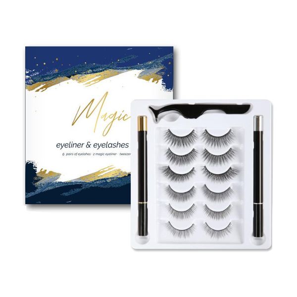 false eyelashes 3d mink lashes non magnetic 6 pairs waterproof eyelash extension &2 pcs magic eyeliner makeup cosmetic
false eyelashes 3d mink lashes non magnetic 6 pairs waterproof eyelash extension &2 pcs magic eyeliner makeup cosmetic