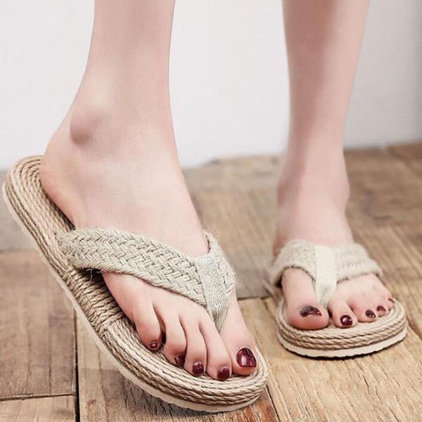 slippers summer women fashion ladies casual flat non-slip beach shoes imitation straw female flip flops, Black
slippers summer women fashion ladies casual flat non-slip beach shoes imitation straw female flip flops, Black