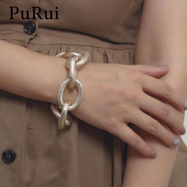 link, chain minimalist chunky bracelet for women rock thicken statement bangle gold color metal punk jewelry, Black
link, chain minimalist chunky bracelet for women rock thicken statement bangle gold color metal punk jewelry, Black