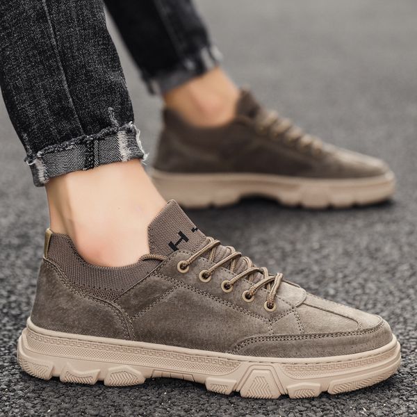 xunqi 2021 new versatile board men's casual leather martin autumn fashion shoes, Black
xunqi 2021 new versatile board men's casual leather martin autumn fashion shoes, Black