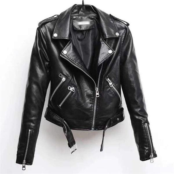 women's jackets brand motorcycle pu leather jacket women winter and autumn fashion coat 2 color zipper outerwear 2021, Black;brown
women's jackets brand motorcycle pu leather jacket women winter and autumn fashion coat 2 color zipper outerwear 2021, Black;brown