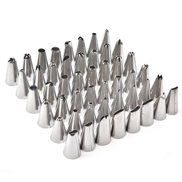 baking & pastry tools 48 stainless steel nozzle tips diy cake decorating tool icing piping cream bag bakery kitchen accessories
baking & pastry tools 48 stainless steel nozzle tips diy cake decorating tool icing piping cream bag bakery kitchen accessories