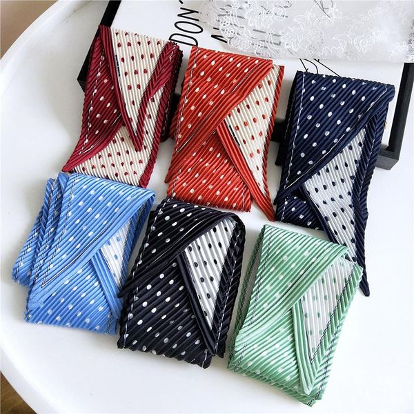 scarves small square satin scarf pleated silk foulard femme elegant women's wrap handkerchief bandanas accessories, Blue;gray
scarves small square satin scarf pleated silk foulard femme elegant women's wrap handkerchief bandanas accessories, Blue;gray