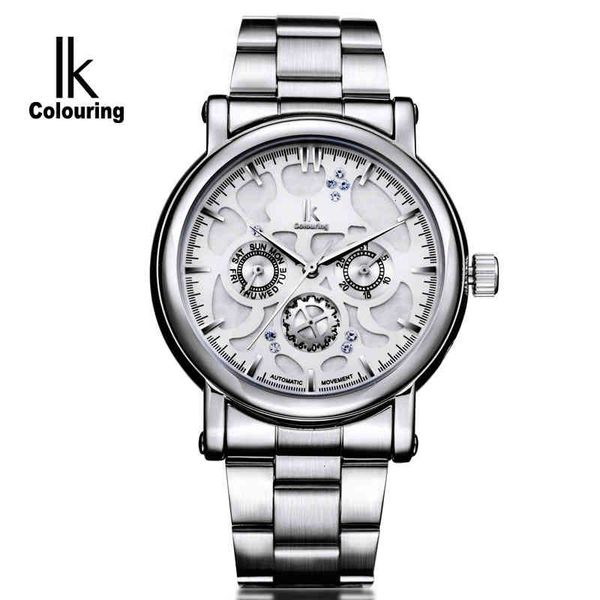 men watches i three new iron plates display sier rvs gentlemen automatic polar wars brand luxury military sports men's clock, Slivery;brown
men watches i three new iron plates display sier rvs gentlemen automatic polar wars brand luxury military sports men's clock, Slivery;brown