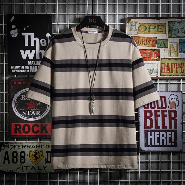 men's t-shirts short sleeve t shirt mens for 2021 summer striped tshirt tees classic brand fashion clothes plus size m-5xl o n, White;black
men's t-shirts short sleeve t shirt mens for 2021 summer striped tshirt tees classic brand fashion clothes plus size m-5xl o n, White;black