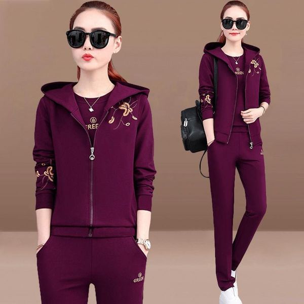 women's two piece pants spring autumn sporting 3 sets tracksuit women plus size clothing cardigan jacket + suit 3pcs womens set femme x, White
women's two piece pants spring autumn sporting 3 sets tracksuit women plus size clothing cardigan jacket + suit 3pcs womens set femme x, White