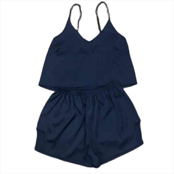 silk pajamas for women nightwear solid sleeveless spaghetti strap shorts two piece set summer comfortable cool lounge wear, Black;red
silk pajamas for women nightwear solid sleeveless spaghetti strap shorts two piece set summer comfortable cool lounge wear, Black;red