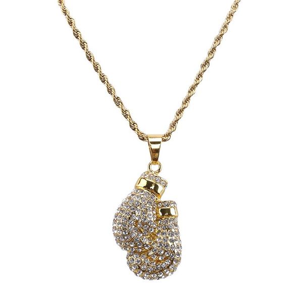 pendant necklaces retro boxing gloves necklace fashion men long chain gold color iced cubic zircon & for boys gifts, Silver
pendant necklaces retro boxing gloves necklace fashion men long chain gold color iced cubic zircon & for boys gifts, Silver