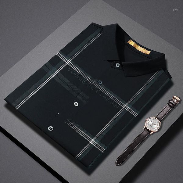 men's dress shirts dad business casual stripe shirt 2021 summer knitted short sleeve, White;black
men's dress shirts dad business casual stripe shirt 2021 summer knitted short sleeve, White;black