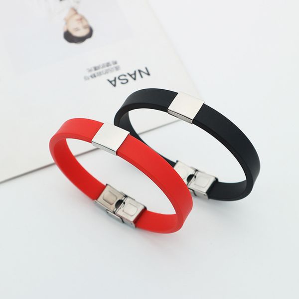 classic design stainless stel charm bracelet colorful silicone jewelry adjustable bracelets, Golden;silver
classic design stainless stel charm bracelet colorful silicone jewelry adjustable bracelets, Golden;silver