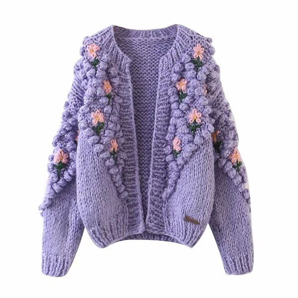 za embroidery knitted sweater women cardigan beharajuku flower pull femme hiver leisure time coat truien dames autumn 210510, White
za embroidery knitted sweater women cardigan beharajuku flower pull femme hiver leisure time coat truien dames autumn 210510, White