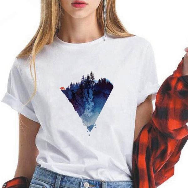 women's t-shirt natural scenery printed t shirts fashion women summer oversize hipster streetwear harajuku short sleeve 2021 mori girl, White
women's t-shirt natural scenery printed t shirts fashion women summer oversize hipster streetwear harajuku short sleeve 2021 mori girl, White