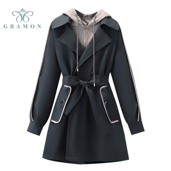 women's trench coats coat winter plus size clothes women long sleeve hooded jackets 2021 fashion double-breasted belted lady windbreake, Tan;black
women's trench coats coat winter plus size clothes women long sleeve hooded jackets 2021 fashion double-breasted belted lady windbreake, Tan;black