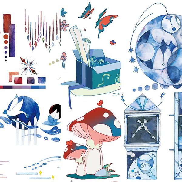 dreamy magic night lab pet washi tapes journal masking tape adhesive diy scrapbooking decoration stickers gift wrap
dreamy magic night lab pet washi tapes journal masking tape adhesive diy scrapbooking decoration stickers gift wrap