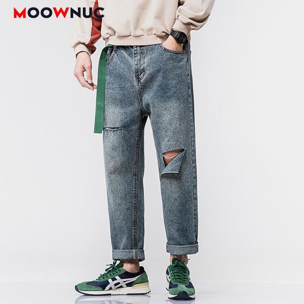 jeans men's clothes youth street dress personality fashion hole casual fit designer classic trousers ninth pants hombre moownuc, Blue
jeans men's clothes youth street dress personality fashion hole casual fit designer classic trousers ninth pants hombre moownuc, Blue