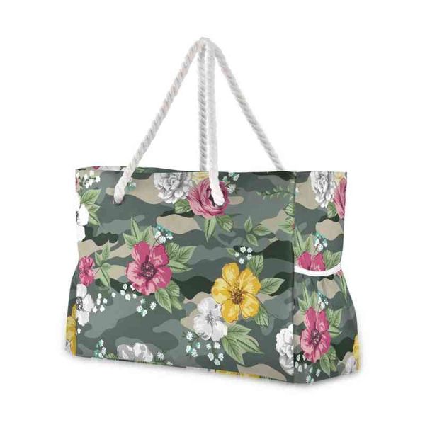 shopping bags women beach bagflower pattern in camouflage shopping bag shoulder female casual tote rough rope messenger bag ladies handbags
shopping bags women beach bagflower pattern in camouflage shopping bag shoulder female casual tote rough rope messenger bag ladies handbags