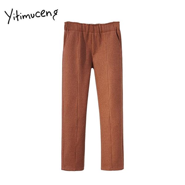 women's pants & capris yitimuceng fashion thicken harem vintage elastic waist female casual plus size loose trousers women autumn winte, Black;white
women's pants & capris yitimuceng fashion thicken harem vintage elastic waist female casual plus size loose trousers women autumn winte, Black;white