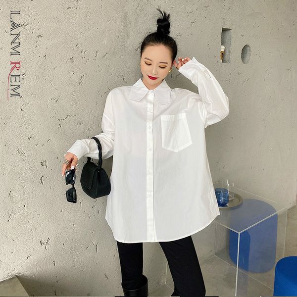 spring autumn women white shirts plus size blouse turn-down collar long sleeve female korean style 2a3565 210507
spring autumn women white shirts plus size blouse turn-down collar long sleeve female korean style 2a3565 210507