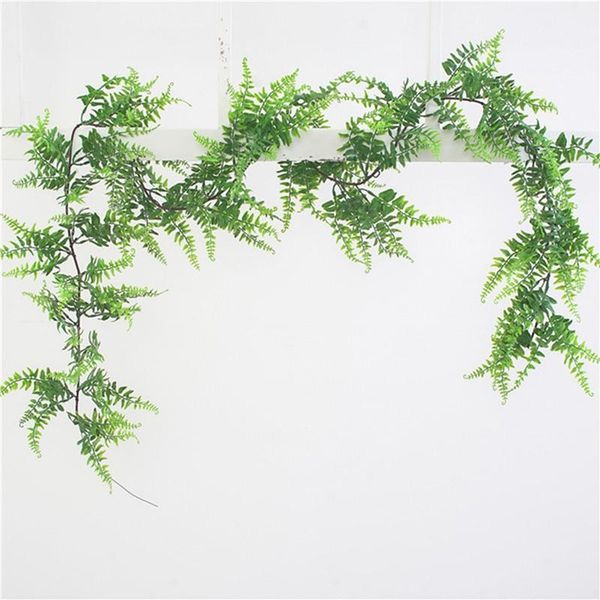 decorative flowers & wreaths artificial simulation vine hanging garland plant green leaves wedding party home garden decoration
decorative flowers & wreaths artificial simulation vine hanging garland plant green leaves wedding party home garden decoration