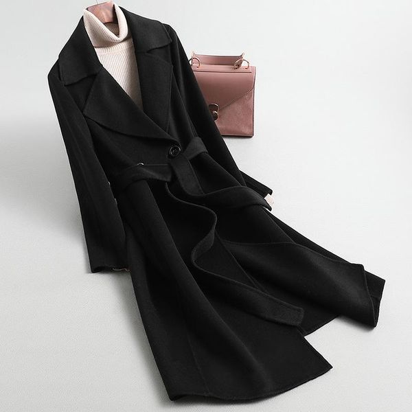 women's wool & blends 2021 fall winter black luxury designer double-sided cashmere blended coat woolen jackets camel female 100% overco
women's wool & blends 2021 fall winter black luxury designer double-sided cashmere blended coat woolen jackets camel female 100% overco