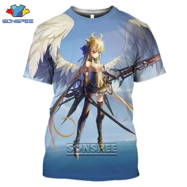 men's t-shirts sonspee angel anime men women 3d t-shirt summer young loli girl cute kawaii harajuku casual fashion short sleeve o-neck, White;black
men's t-shirts sonspee angel anime men women 3d t-shirt summer young loli girl cute kawaii harajuku casual fashion short sleeve o-neck, White;black