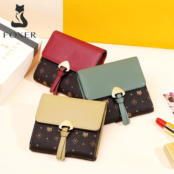 wallets foxer women short wallet embossing coin purse woman pvc leather card holder female mini classical lady money bag, Red;black
wallets foxer women short wallet embossing coin purse woman pvc leather card holder female mini classical lady money bag, Red;black
