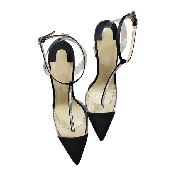 dress shoes sandálias de salto alto femininas, com ponta brilhante, cristal, alça em t, pvc, cetim, camurça, pano, patchwork hz0i, Black
dress shoes sandálias de salto alto femininas, com ponta brilhante, cristal, alça em t, pvc, cetim, camurça, pano, patchwork hz0i, Black