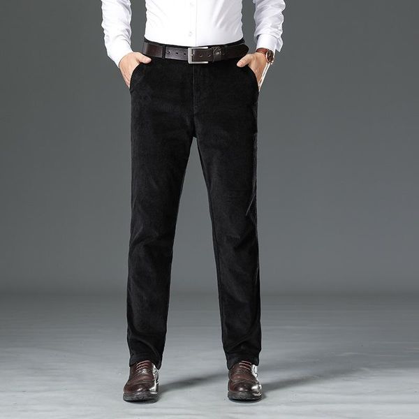 men's pants 9001 corduroy casual thicken fashion urban micro-stretch business gentlemen comfortable straight pleated all-match, Black
men's pants 9001 corduroy casual thicken fashion urban micro-stretch business gentlemen comfortable straight pleated all-match, Black