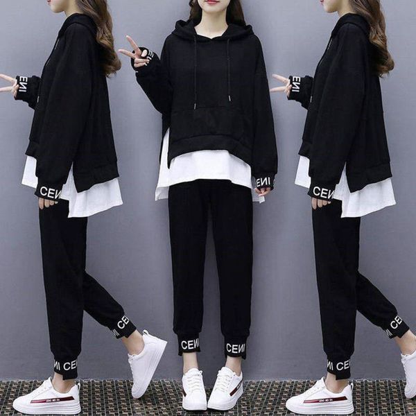autumn and winter plush thickened casual sportswear fake female korean student large loose fashion two-piece set, Gray
autumn and winter plush thickened casual sportswear fake female korean student large loose fashion two-piece set, Gray