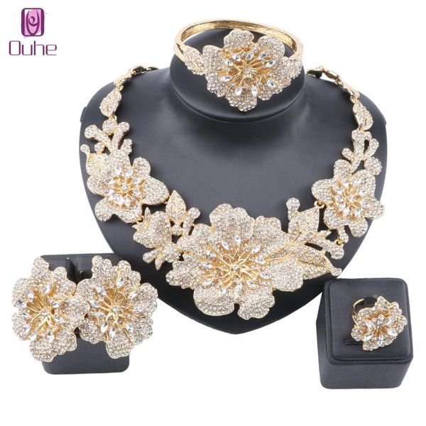 earrings & necklace women's wedding bridal crystal multi flower cluster statement dangle bangle ring jewelry set, Silver
earrings & necklace women's wedding bridal crystal multi flower cluster statement dangle bangle ring jewelry set, Silver