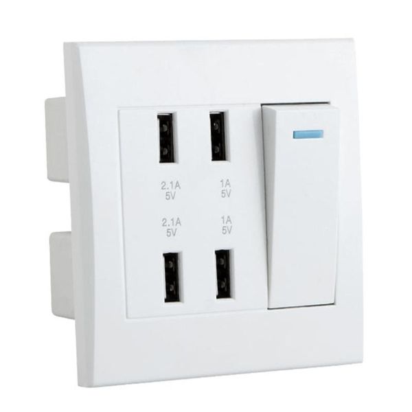 smart power plugs usb wall mounted socket 10a 4 ports switch control intelligent charger outlet panel tool home electrical adapter
smart power plugs usb wall mounted socket 10a 4 ports switch control intelligent charger outlet panel tool home electrical adapter