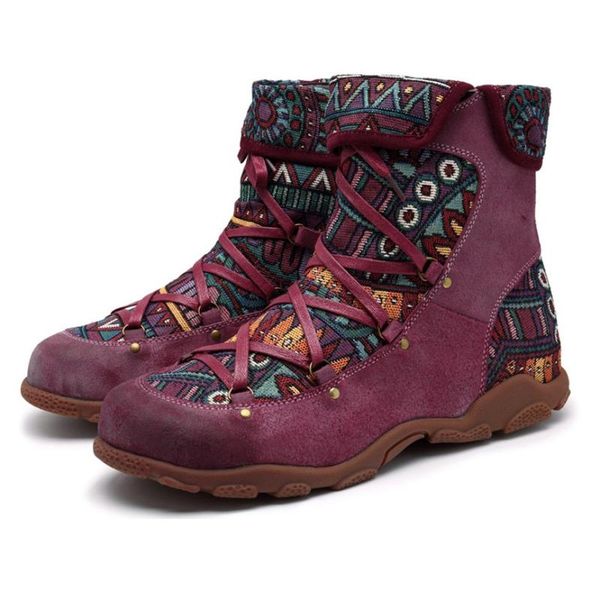 boots retro ankle autumn winter leisure zip embroidery stitching comfortable flat warm botas mujer 40, Black
boots retro ankle autumn winter leisure zip embroidery stitching comfortable flat warm botas mujer 40, Black