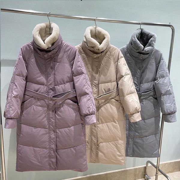 women's down & parkas ailegogo winter women thick warm loose real fur collar 90% white duck long coat casual female snow parka with bel, Black
women's down & parkas ailegogo winter women thick warm loose real fur collar 90% white duck long coat casual female snow parka with bel, Black