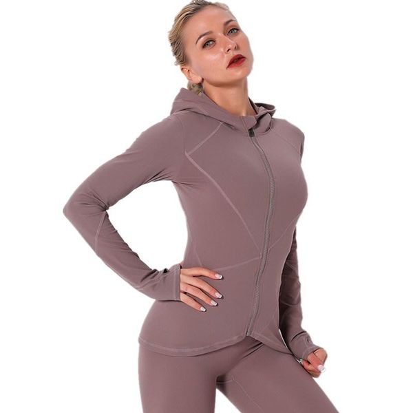 running jackets autumn winter solid color sports zipper jacket women yoga clothes quick-drying fitness long-sleeved hooded top, Black;red
running jackets autumn winter solid color sports zipper jacket women yoga clothes quick-drying fitness long-sleeved hooded top, Black;red