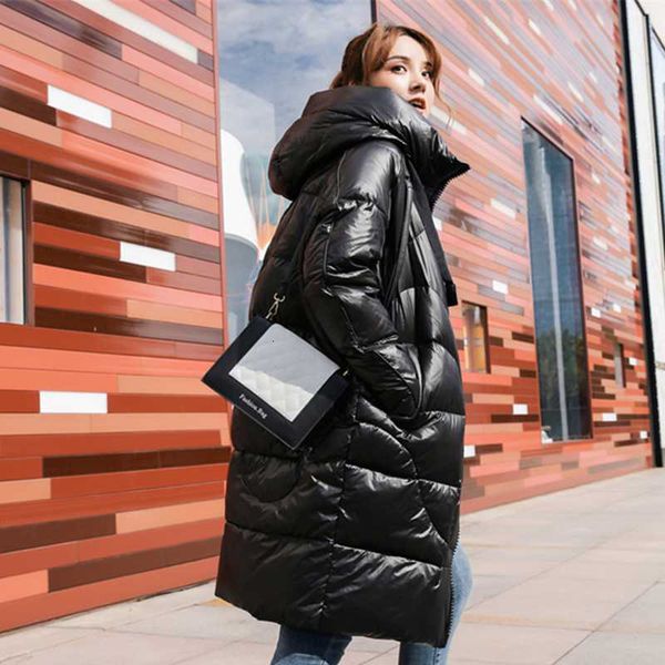 women's down & parkas winter style female cotton hooded pure color overcoat warm good-looking loose fashion over knee jacket kj7h, Black
women's down & parkas winter style female cotton hooded pure color overcoat warm good-looking loose fashion over knee jacket kj7h, Black
