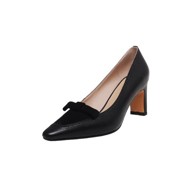 fashion single shoes women 2021 spring retro stitching bow sweet and elegant high heels commuter dress, Black
fashion single shoes women 2021 spring retro stitching bow sweet and elegant high heels commuter dress, Black