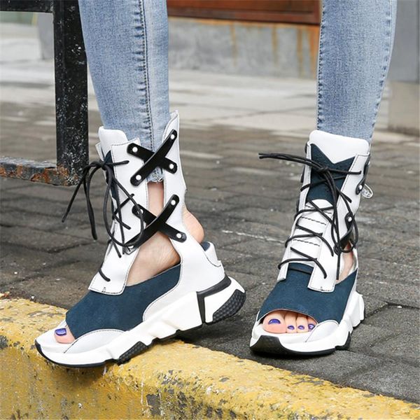 height increasing women sandals platform creepers wedge shoes woman gladiator sandal lace up summer boots wedges, Black
height increasing women sandals platform creepers wedge shoes woman gladiator sandal lace up summer boots wedges, Black