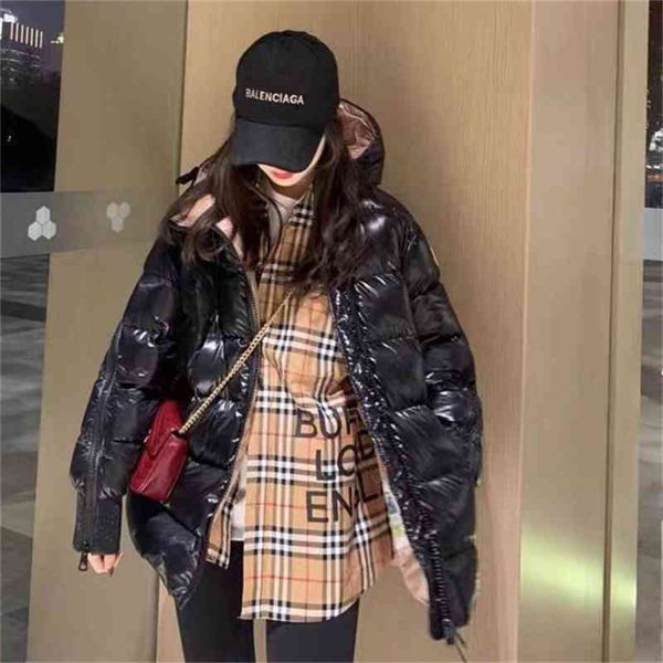 european bright face off-season down jacket women's short diagonal zipper fashion high-end atmospheric cloak pink loose brand, Black
european bright face off-season down jacket women's short diagonal zipper fashion high-end atmospheric cloak pink loose brand, Black