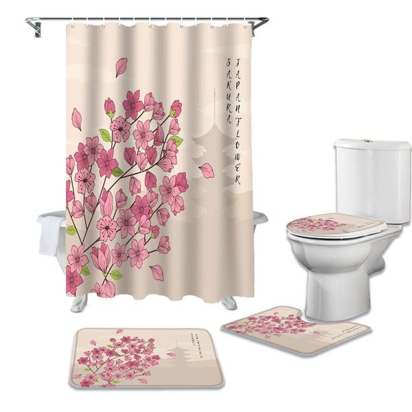shower curtains cherry blossom flower tower japanese curtain sets non-slip rug toilet lid cover and bath mat waterproof bathroom
shower curtains cherry blossom flower tower japanese curtain sets non-slip rug toilet lid cover and bath mat waterproof bathroom