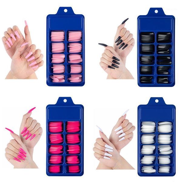 100/200pcs acrylic ballerina coffin fake nails tip diy beauty manicure extension nail art decor full coverage false tips1, Red;gold 
100/200pcs acrylic ballerina coffin fake nails tip diy beauty manicure extension nail art decor full coverage false tips1, Red;gold