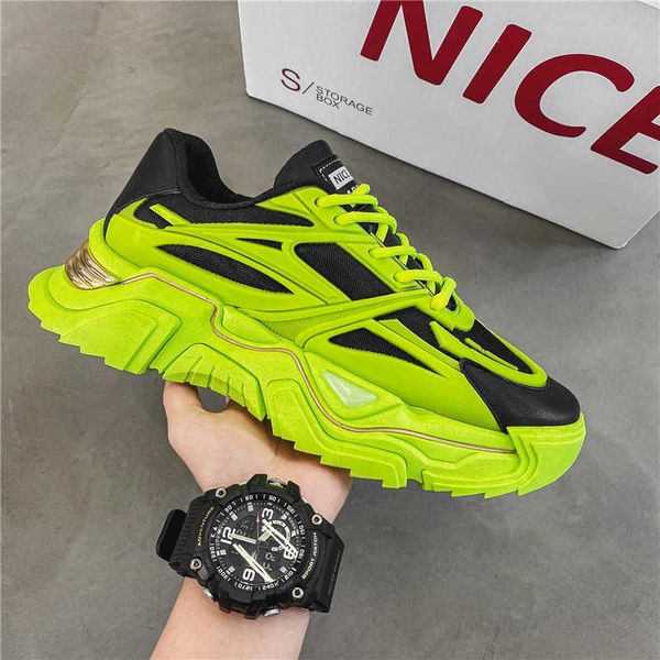 2021 autumn thick soled dad sho ins korean men's fashion trend leisure sports running
2021 autumn thick soled dad sho ins korean men's fashion trend leisure sports running