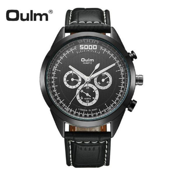 wristwatches oulm casual simple quartz watch men sub-dials decoration luminous hands mens watches waterproof male clock, Slivery;brown
wristwatches oulm casual simple quartz watch men sub-dials decoration luminous hands mens watches waterproof male clock, Slivery;brown