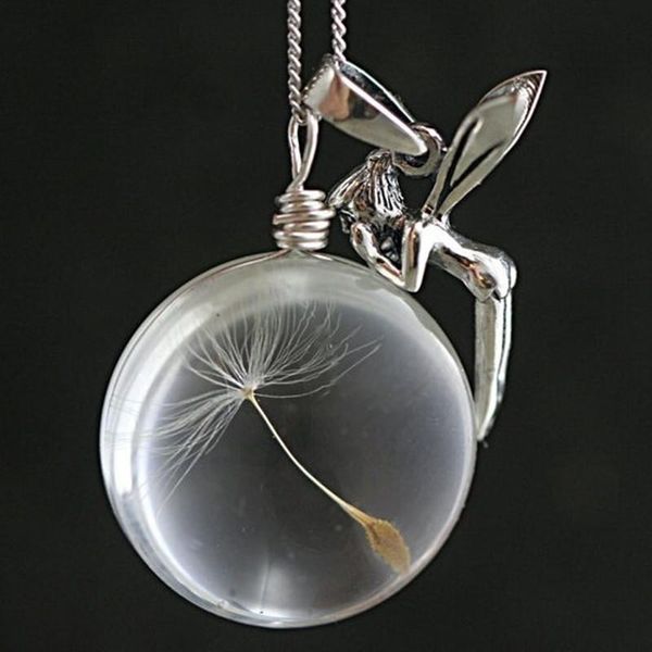 pendant necklaces exquisite angel flower fairy dandelion necklace ladies fashion simple chain wishing ball birthday party gift jewelry, Silver
pendant necklaces exquisite angel flower fairy dandelion necklace ladies fashion simple chain wishing ball birthday party gift jewelry, Silver