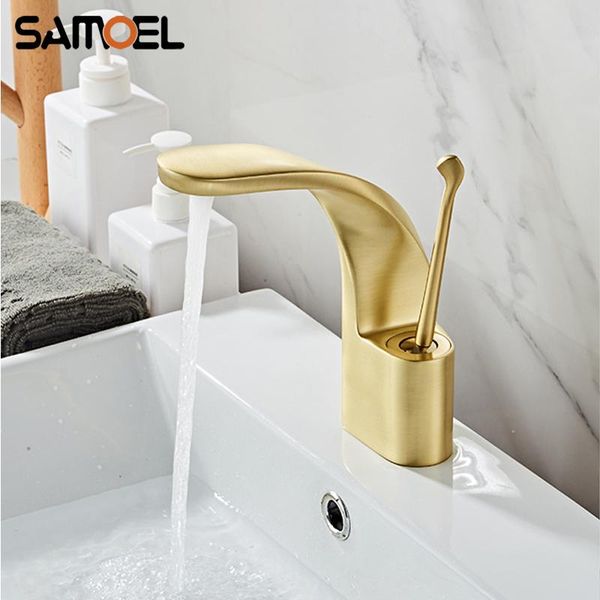 bathroom sink faucets artistic design nordic style deck mounted brass gold brushed faucet single holder basin mixer tap g1126
bathroom sink faucets artistic design nordic style deck mounted brass gold brushed faucet single holder basin mixer tap g1126